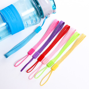 Nylon telemóvel corda curta cor copo de água corda corda de som pequeno ventilador para a máquina de conversação corda contra perda de pulso corda de corda