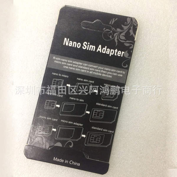 Fabricante vende diretamente cartão neutro cartão de recuperação de cartão de micro SIM cartão de recuperação de cartão neutro 4 em 1