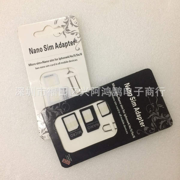 Fabricante vende diretamente cartão neutro cartão de recuperação de cartão de micro SIM cartão de recuperação de cartão neutro 4 em 1