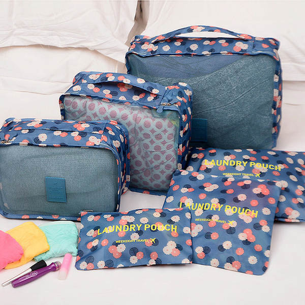 Kit de Organização de Viagem 6 Peças