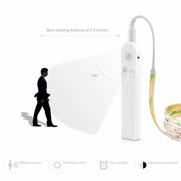LED Corpo Sensor de Bateria Caixa Sensor Lâmpada Cinto De Água Cinturão Lâmpada Cinturão Cinturão Cinturão Cinturão Cinturão Cinturão Cinturão