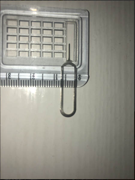 Pino de Remoção de Cartão SIM