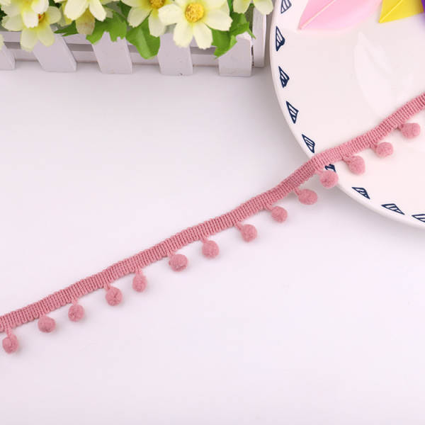 Fabricante de vendas diretas de explosivos de bolas de pelúcia de pequeno tamanho para decoração de bordas de flores de madeira de pelúcia de cor 10mm de cor ecológica