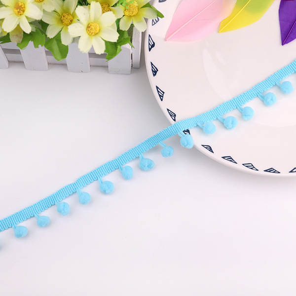 Fabricante de vendas diretas de explosivos de bolas de pelúcia de pequeno tamanho para decoração de bordas de flores de madeira de pelúcia de cor 10mm de cor ecológica