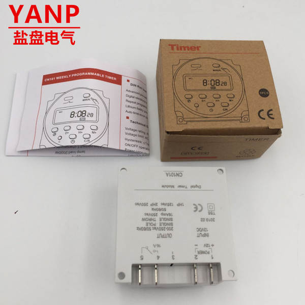 Interruptor de Tempo para Lâmpada 12V e 220V