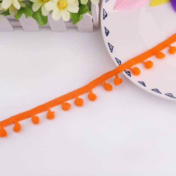Fabricante de vendas diretas de explosivos de bolas de pelúcia de pequeno tamanho para decoração de bordas de flores de madeira de pelúcia de cor 10mm de cor ecológica