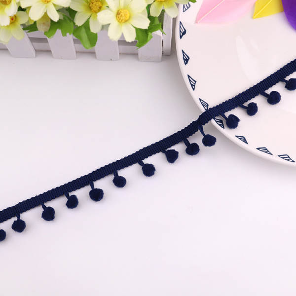 Fabricante de vendas diretas de explosivos de bolas de pelúcia de pequeno tamanho para decoração de bordas de flores de madeira de pelúcia de cor 10mm de cor ecológica