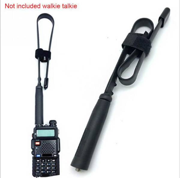 CS tático ao ar livre par de antena de dobragem fold UV-5R UV duplo segmento SMA núcleo UV-82 manta
