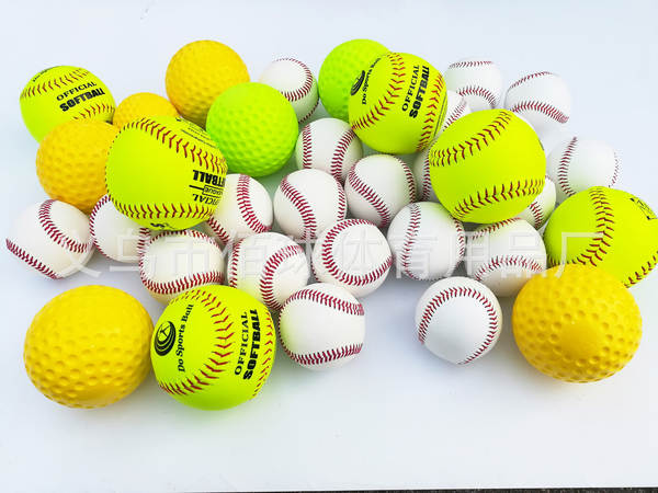 Fornecimento de bola de beisebol material PVC núcleo de borracha macia núcleo de madeira macia dura beisebol assinatura estudantes treinamento de beisebol de segurança