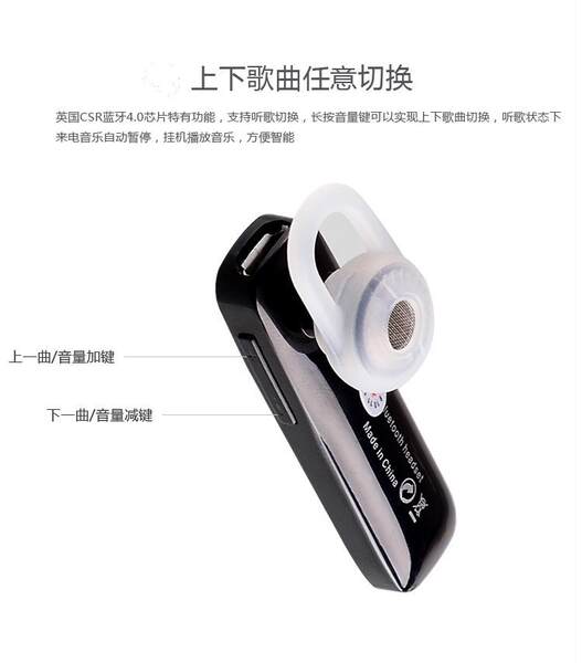 M165 Mini Bluetooth fone de ouvido movimentação sem fio de entrada de fone de ouvido celular de negócios carro de presente de baixo preço