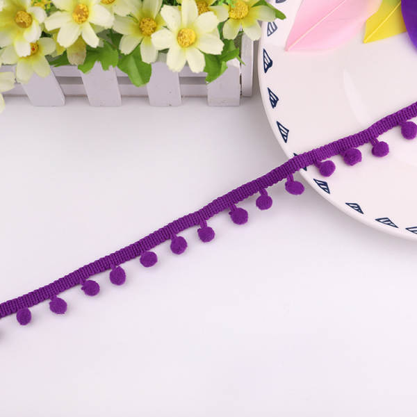Fabricante de vendas diretas de explosivos de bolas de pelúcia de pequeno tamanho para decoração de bordas de flores de madeira de pelúcia de cor 10mm de cor ecológica