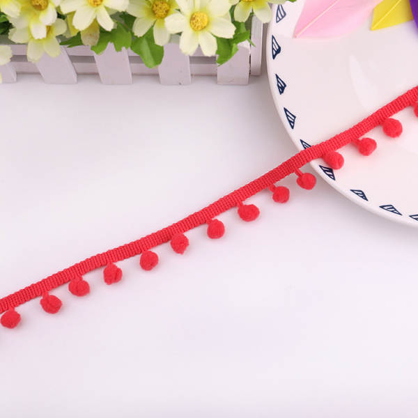 Fabricante de vendas diretas de explosivos de bolas de pelúcia de pequeno tamanho para decoração de bordas de flores de madeira de pelúcia de cor 10mm de cor ecológica