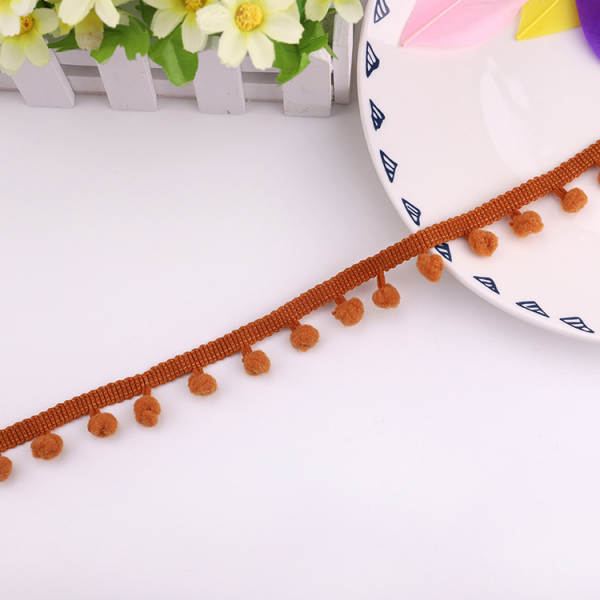 Fabricante de vendas diretas de explosivos de bolas de pelúcia de pequeno tamanho para decoração de bordas de flores de madeira de pelúcia de cor 10mm de cor ecológica