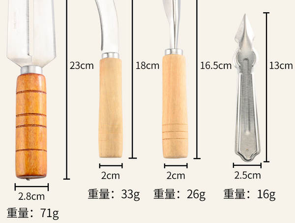 Kit de utensílios para cortar abacaxi