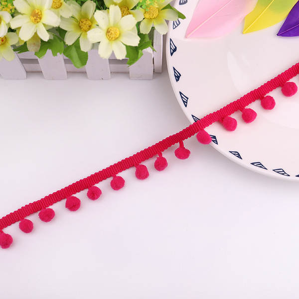 Fabricante de vendas diretas de explosivos de bolas de pelúcia de pequeno tamanho para decoração de bordas de flores de madeira de pelúcia de cor 10mm de cor ecológica