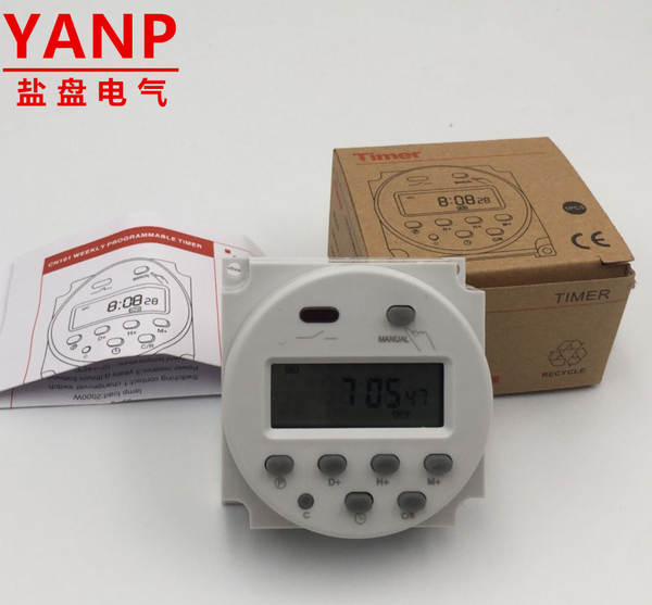 Interruptor de Tempo para Lâmpada 12V e 220V