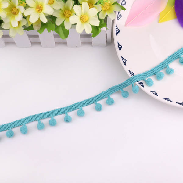 Fabricante de vendas diretas de explosivos de bolas de pelúcia de pequeno tamanho para decoração de bordas de flores de madeira de pelúcia de cor 10mm de cor ecológica
