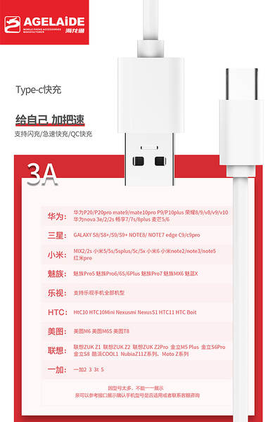 Apple PD Quick Charging Data Line TipoC branco mais grosso 1m para Android Mobile Charging Line Suporte OEM personalizado