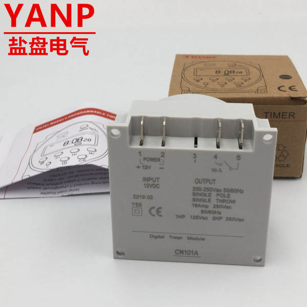 Interruptor de Tempo para Lâmpada 12V e 220V