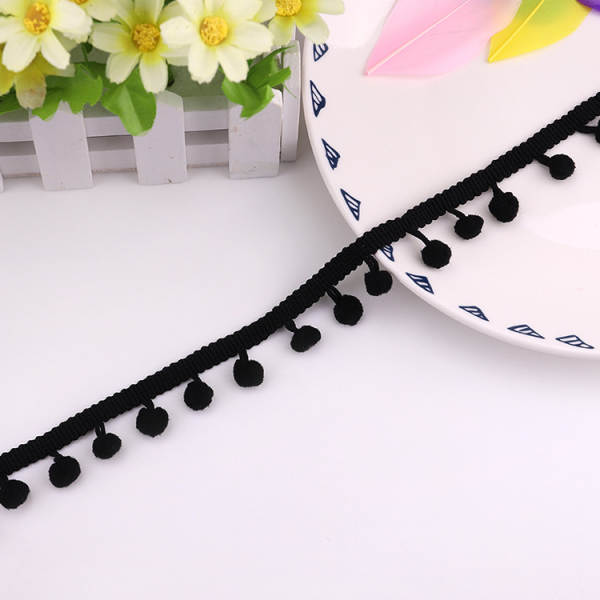 Fabricante de vendas diretas de explosivos de bolas de pelúcia de pequeno tamanho para decoração de bordas de flores de madeira de pelúcia de cor 10mm de cor ecológica