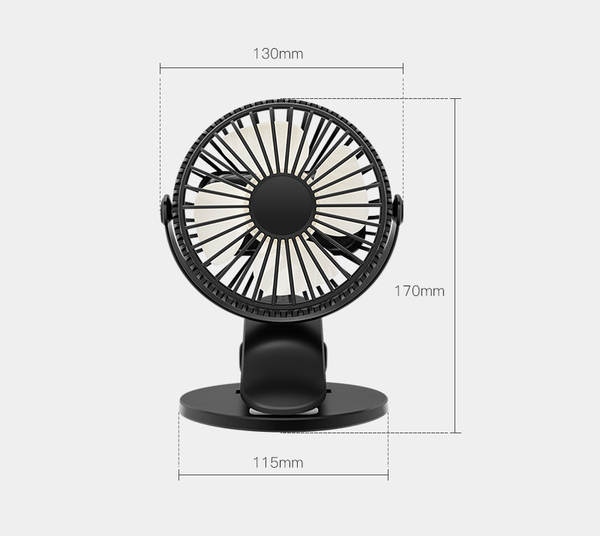 Novo USB Ferroviário Mini Ventilador dormitório estudante de desenho animado ventilador elétrico 4/6/8 polegadas disponível em troca