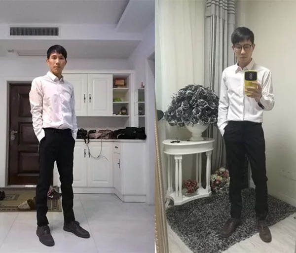 Calça social masculina preta