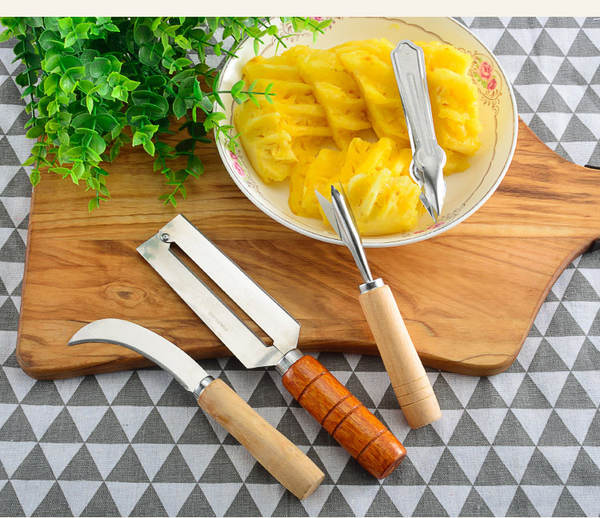 Kit de utensílios para cortar abacaxi