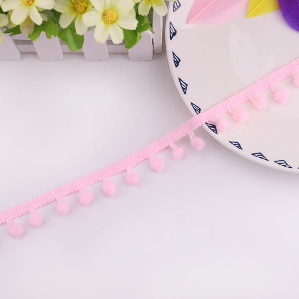 Fabricante de vendas diretas de explosivos de bolas de pelúcia de pequeno tamanho para decoração de bordas de flores de madeira de pelúcia de cor 10mm de cor ecológica