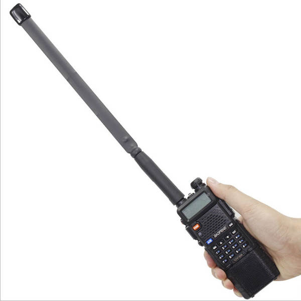 CS tático ao ar livre par de antena de dobragem fold UV-5R UV duplo segmento SMA núcleo UV-82 manta