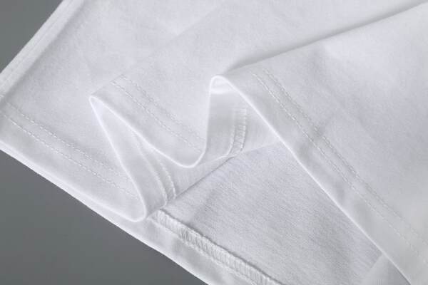 T-shirt de algodão branco e branco para homens e mulheres com camisa de roupa masculina de 220 gramas