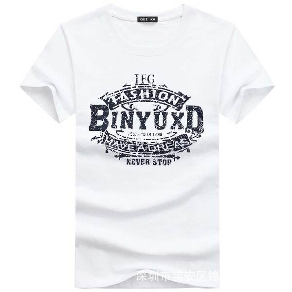 T-shirt masculino de curta-metragem 2024 novo casaco de algodão grosso de verão masculino de meia-metragem de primavera e outono T-shirt masculino