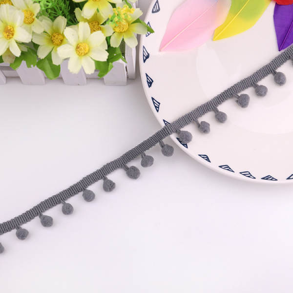 Fabricante de vendas diretas de explosivos de bolas de pelúcia de pequeno tamanho para decoração de bordas de flores de madeira de pelúcia de cor 10mm de cor ecológica