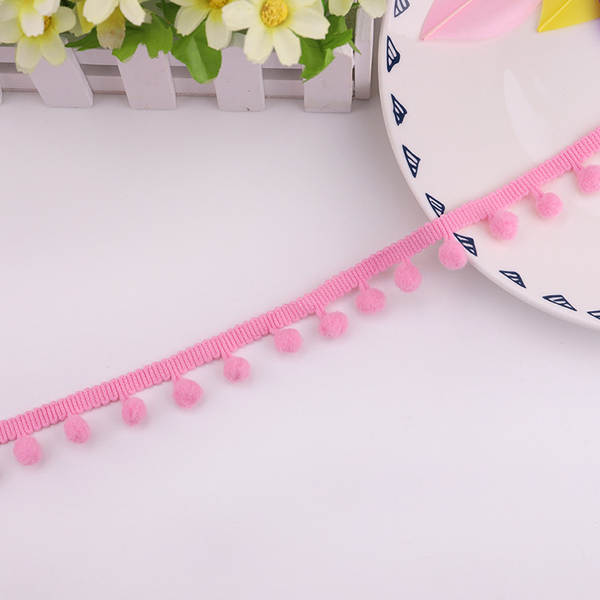 Fabricante de vendas diretas de explosivos de bolas de pelúcia de pequeno tamanho para decoração de bordas de flores de madeira de pelúcia de cor 10mm de cor ecológica