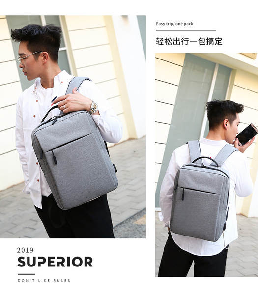 Fabricante backpack de computador por atacado backpack USB backpack de notebook pacote de computador logo personalizável backpack de negócios