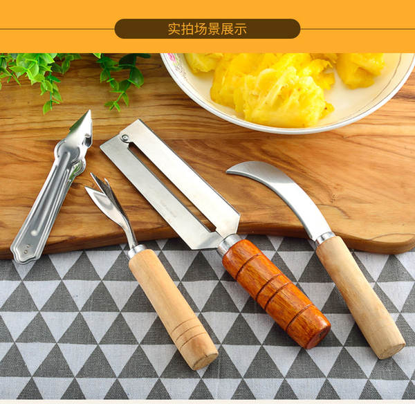 Kit de utensílios para cortar abacaxi