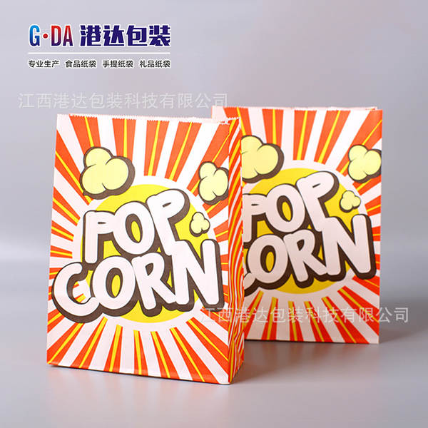 Sacos de papel para comida frita personalizados