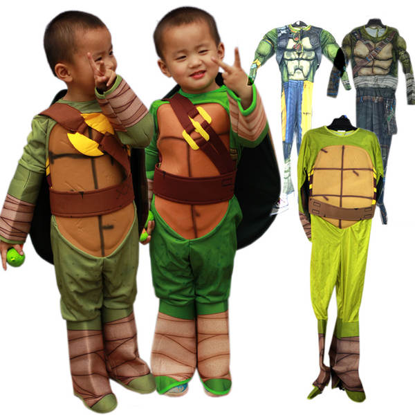 Halloween Crianças Roupa COSPLAY Roupa Tartaruga Ninja Japon