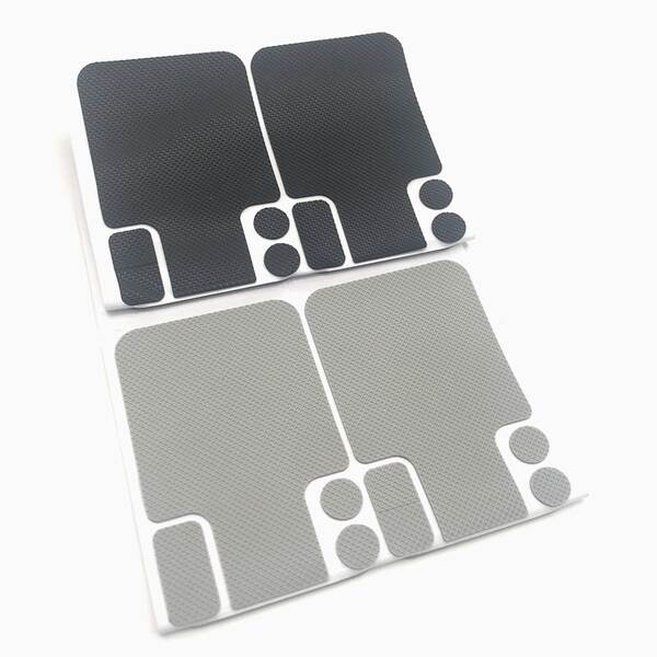 Padrão de telemóvel de placa de silício de classe alimentar de resistência ao deslizamento Padrão de telemóvel de mesa de linha preta de colchão de borracha