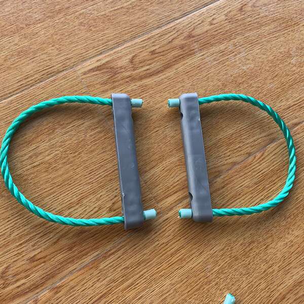 Cordas de nylon verde para caixas