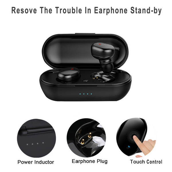 Y30 fones de ouvido Bluetooth TWS4 fones de ouvido móveis y30 fones de ouvido sem fio Bluetooth 5.0 fones de ouvido touch