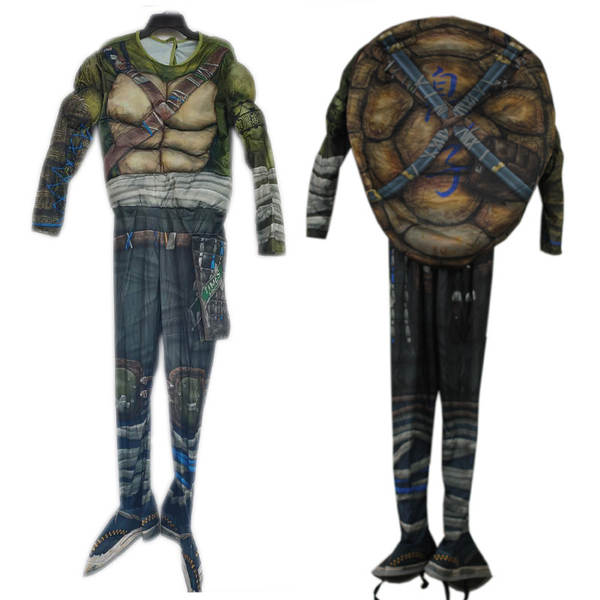 Halloween Crianças Roupa COSPLAY Roupa Tartaruga Ninja Japonês Anime Tartaruga Papel Jogar Traje