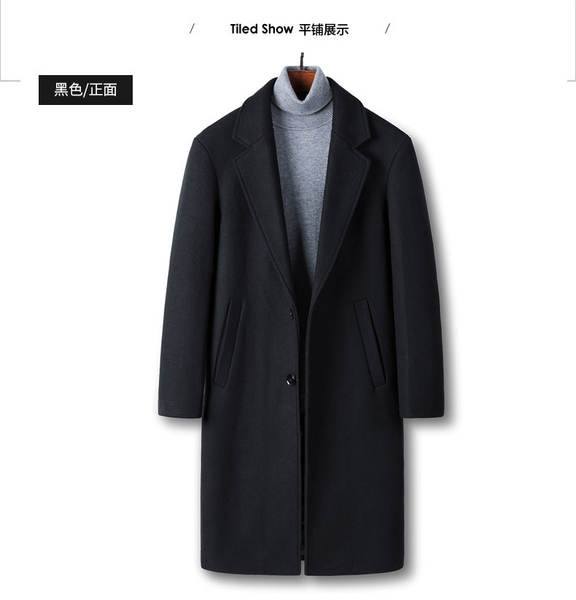 Casaco de lã inverno masculino
