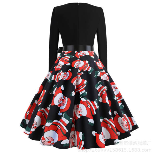 Vestido de neve com flores de inverno