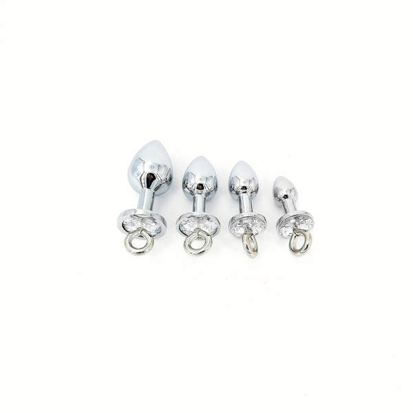 Fabricante atacado de vários anéis metálicos traseiro anal brinquedos alternativos SM suporte para o cabelo