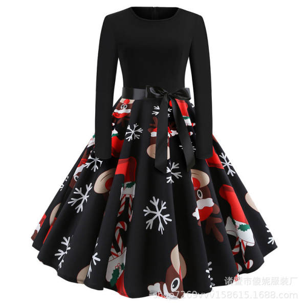 Vestido de neve com flores de inverno