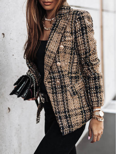 Blazer feminino de manga longa