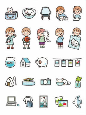Adesivos de Emojis para Decoração