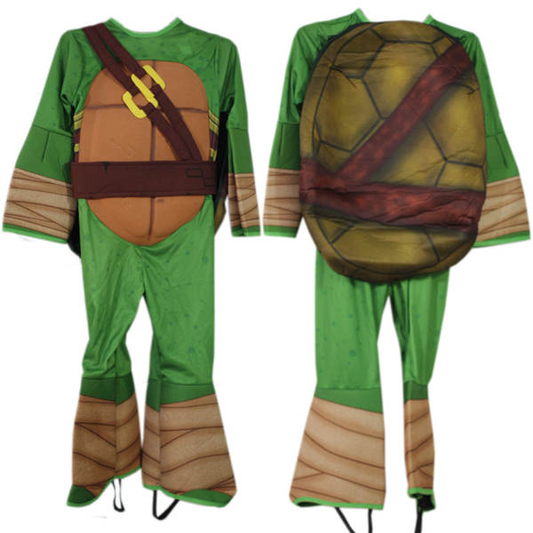 Halloween Crianças Roupa COSPLAY Roupa Tartaruga Ninja Japonês Anime Tartaruga Papel Jogar Traje