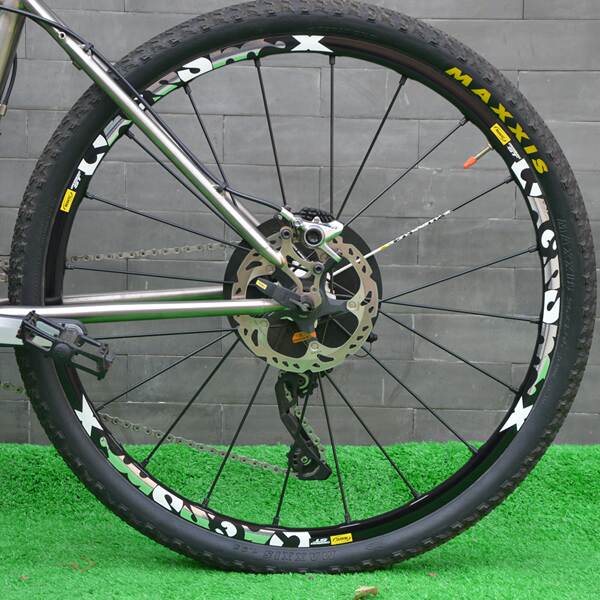 GEMODA 26 polegadas aliaje de titânio montanha bicicleta XTR grande conjunto FOX pressão de ar frontal forjado fábrica de bicicleta