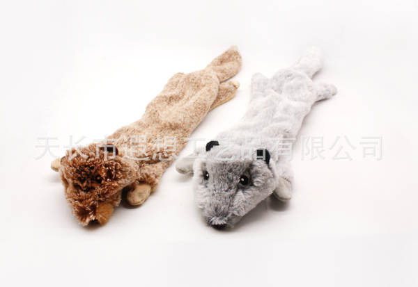Brinquedos de animais de estimação sem preenchimento brinquedos de peles de animais de estimação cachorros morder brinquedos de peles de cão fabricante entrega